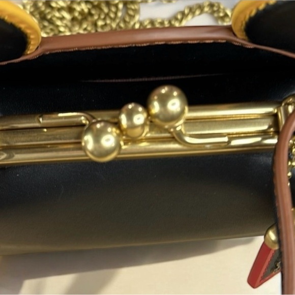 Coach New Black and Red Mickey Mouse Shoulder Bag - Picture 8 of 10